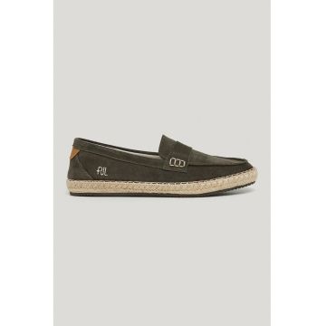 Espadrile de piele intoarsa