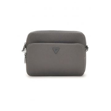 Geanta crossbody cu bareta dubla de piele ecologica Milano