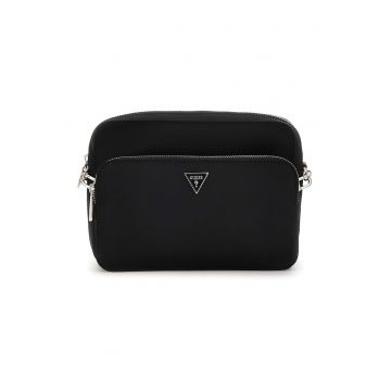 Geanta crossbody cu logo discret Milano