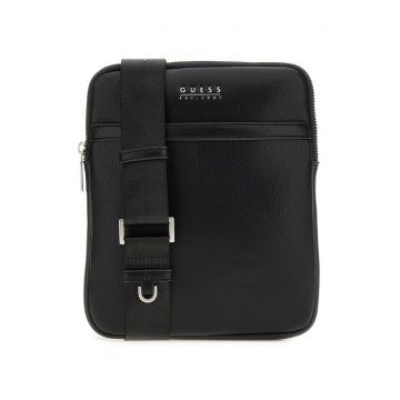 Geanta crossbody cu logo Milano Flat