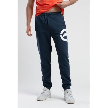 Pantaloni de trening cu snur de ajustare si logo