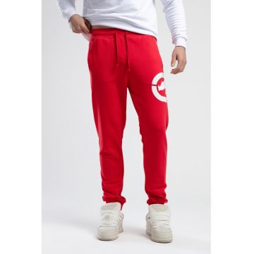 Pantaloni de trening cu snur de ajustare si logo