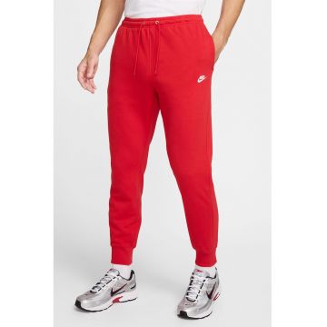 Pantaloni de trening din amestec de bumbac cu logo