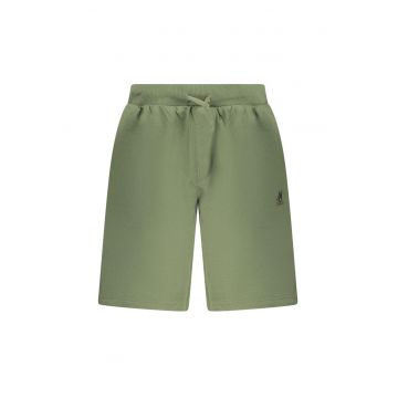 Pantaloni scurti barbati cu buzunare - logo brodat - U.S Grand POLO - Verde