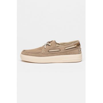 Pantofi boat de piele intoarsa Bark
