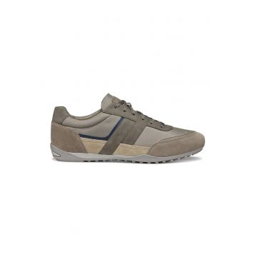 Pantofi sport cu insertii de piele intoarsa