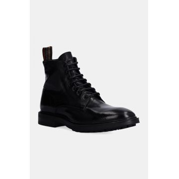Paul Smith bocanci de piele barbati, culoarea negru, M1S-SPW01-NBUF