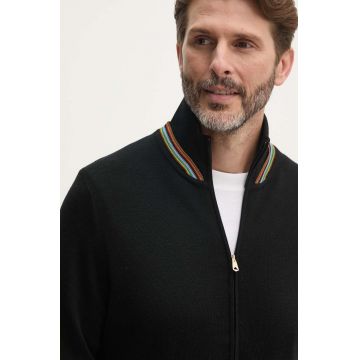 Paul Smith cardigan din lana culoarea negru, M1R-905Y-N02501