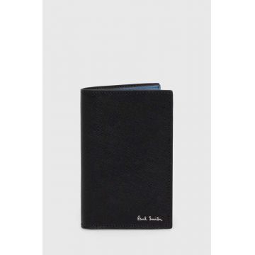 Paul Smith portofel de piele barbati, culoarea negru, M1A-4774-NMFUJI