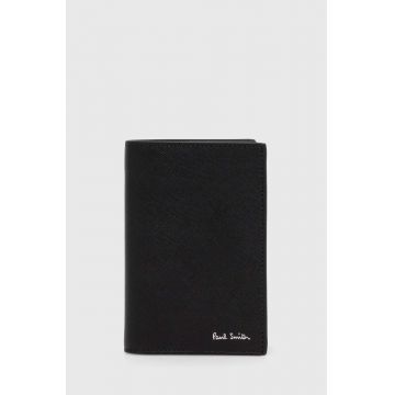 Paul Smith portofel de piele barbati, culoarea negru, M1A-4774-NMISTR