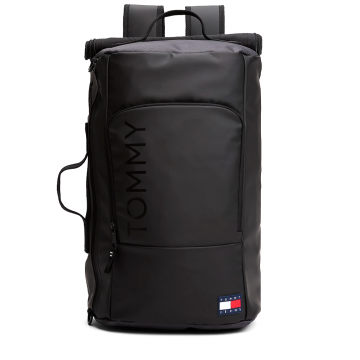 Rucsac multifuncțional Tommy Hilfiger negru din material sintetic 3429RUCS3272N