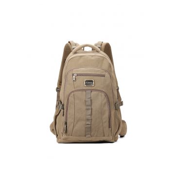 Rucsac unisex cu buzunare multiple si barete ajustabile - Verde