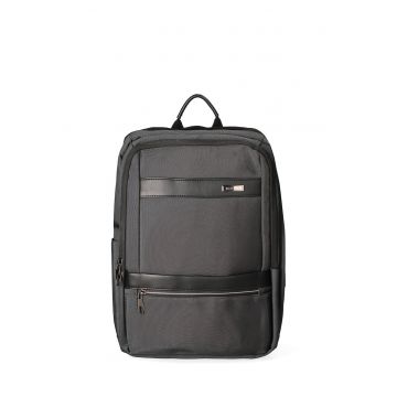 Rucsac unisex dreptunghiular cu buzunar frontal cu fermoar 175607
