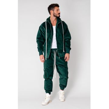 Set Cargo Hanorac si pantalon lung Green 15056