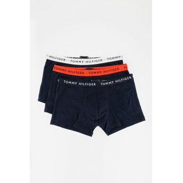 Set de boxeri din amestec de bumbac cu logo- 3 perechi
