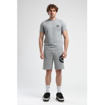 Tricou din bumbac cu logo pe piept