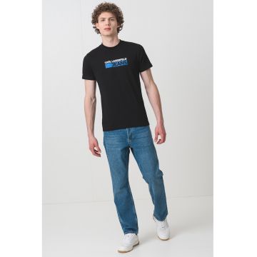 Tricou regular fit cu logo