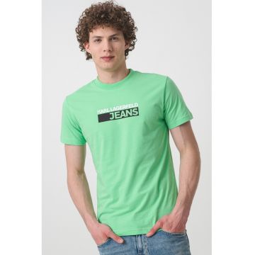 Tricou regular fit cu logo