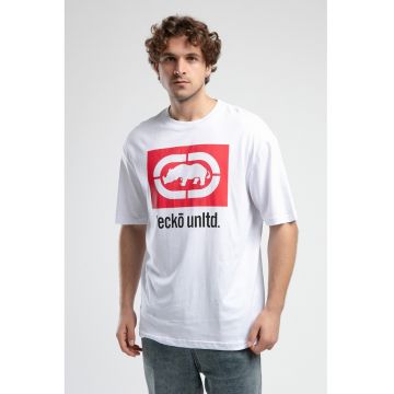 Tricou supradimensionat cu logo Ithaca