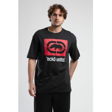 Tricou supradimensionat cu logo Ithaca
