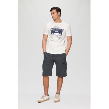 Bermude cargo cu model uni