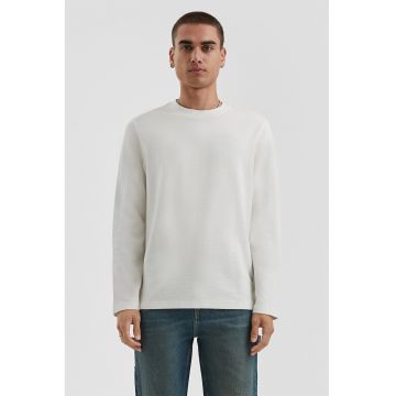 Bluza de bumbac cu maneci cazute