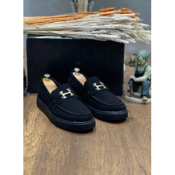 Mocasini barbati casual  negri  piele eco  comozi 11855  T7-1