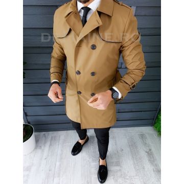 Palton barbati de toamna slim fit A8693 N8-5.3