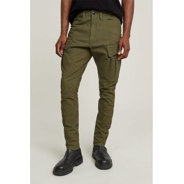 Pantaloni conici cu talie medie