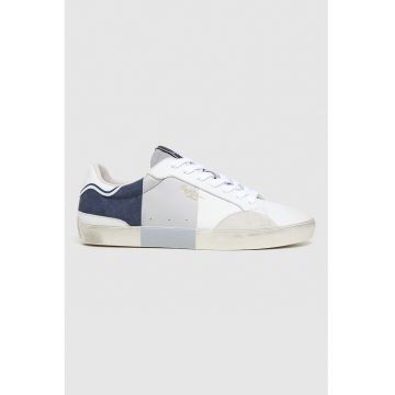 Pantofi sport cu insertii din piele intoarsa