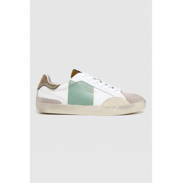 Pantofi sport cu insertii din piele intoarsa