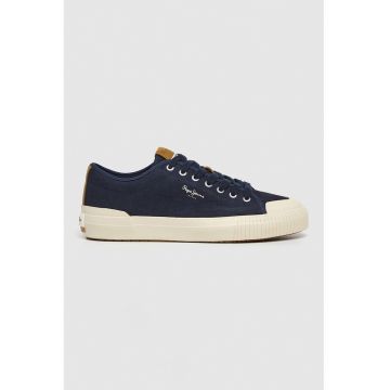 Pantofi sport de piele intoarsa cu logo