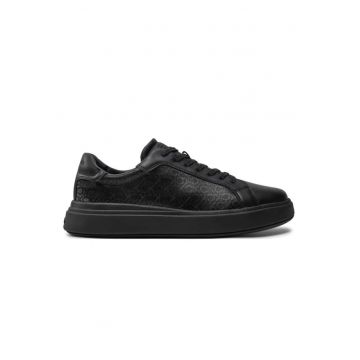Pantofi sport  pentru Barbati - low top lace up lth mono - HM0HM01557-0GT - Negru