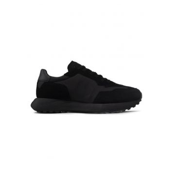 Pantofi sport  pentru LOW TOP LACE UP MIX - HM0HM00497-00U - Negru