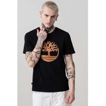 Tricou de bumbac cu imprimeu logo