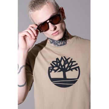 Tricou de bumbac cu logo Kennebec River Tree