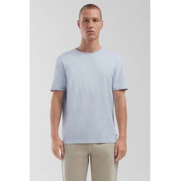 Tricou de bumbac cu maneci cazute