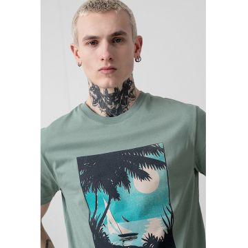 Tricou din bumbac cu imprimeu grafic
