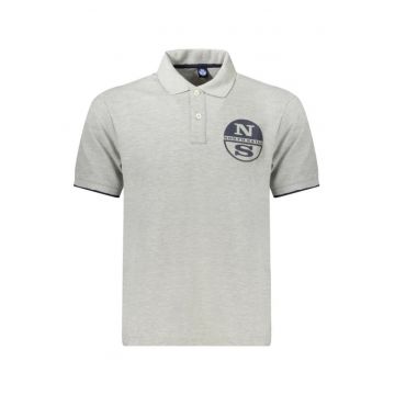 Tricou polo barbati cu maneca scurta - logo - Regular fit -