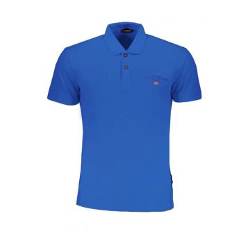 Tricou polo barbati din bumbac Elbas cu croiala Regular Fit -