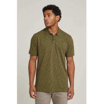 Tricou polo din amestec de bumbac organic
