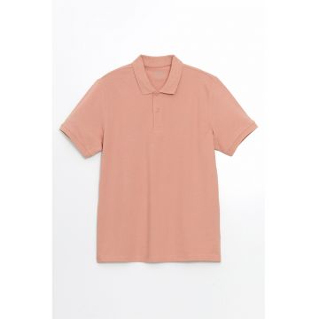 Tricou polo din bumbac pique