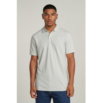 Tricou polo slim fit din material pique Dunda