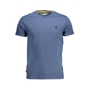 Tricou SHORT SLEEVE TEE barbati - cu mini logo brodat - Regular fit - Albastru inchis