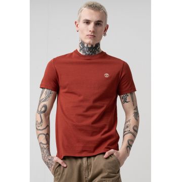 Tricou slim fit din bumbac Dun-River