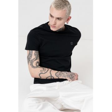Tricou slim fit din bumbac Dun-River