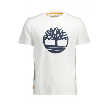 Tricou SS Tree barbati - cu imprimeu central - Regular fit - Alb