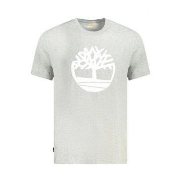 Tricou SS Tree barbati - cu imprimeu central - Regular fit - Gri deschis Tricou SS Tree barbati - cu imprimeu central - Regular fit - Gri deschis