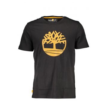 Tricou SS Tree barbati - cu imprimeu central - Regular fit - Negru