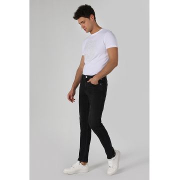 Blugi slim fit cu talie joasa 41 Danny